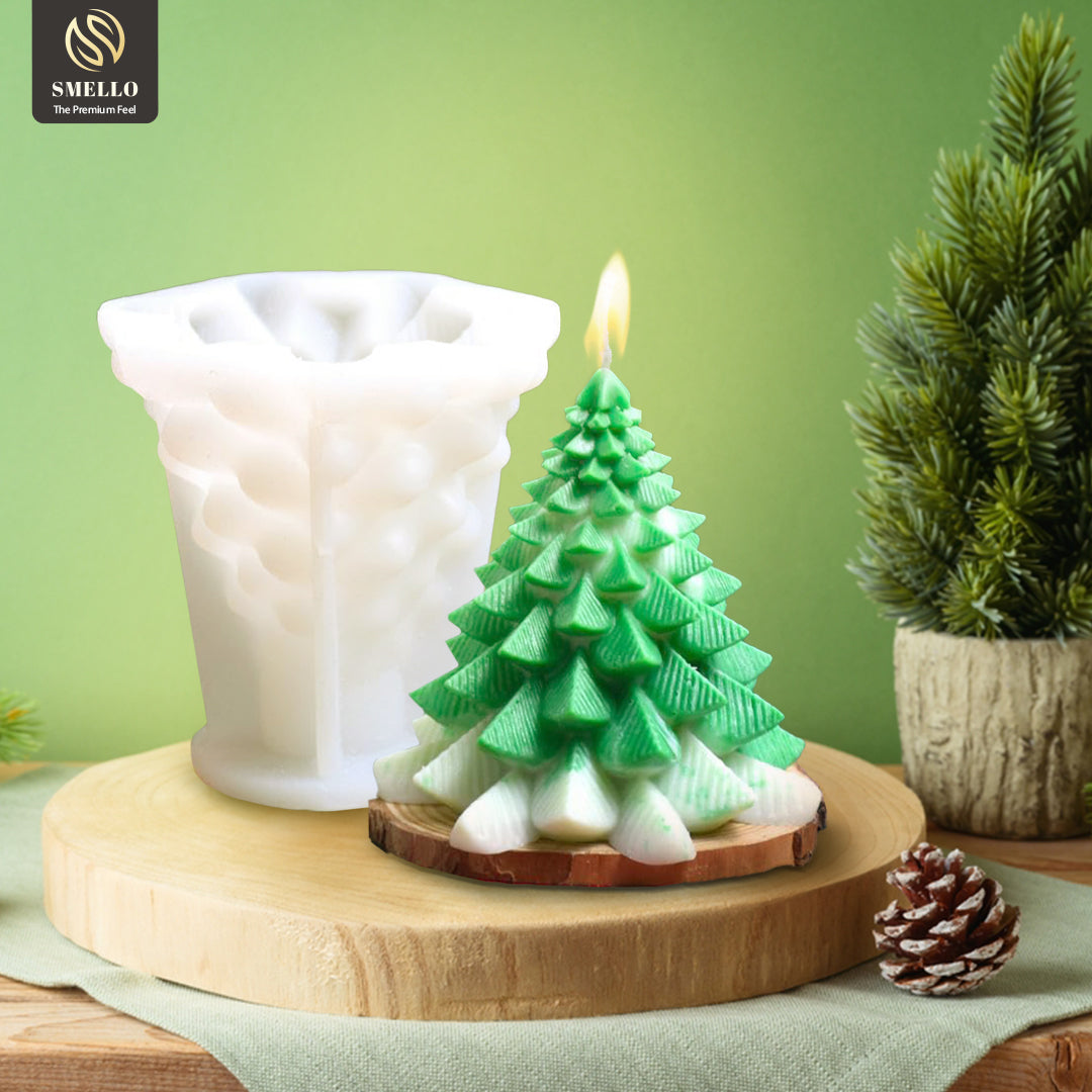 Christmas Mean One Freshie Silicone Mold Tree Nightmare 4 X 3 X 0.8\" Inches Santa Hat For Scented Aroma Beads Car Candle, Heat Resistant To 450 F Bake Oven Safe Holiday