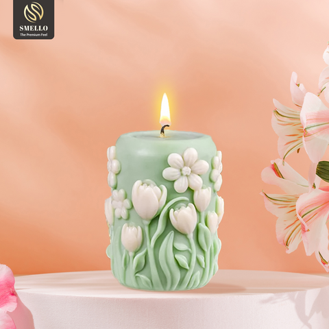 Smello Wild Garden Candle mould – 3D Flower Silicone mould for Candles, Soap & Resin (SCM 242)