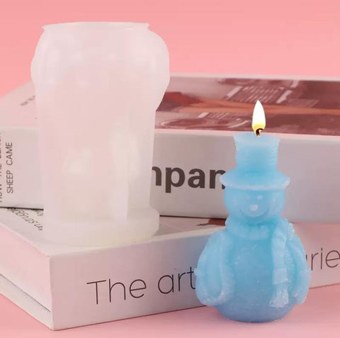 Smello Christmas Snowman Silicone mould for Candles, Soap & Resin (SCM 269)