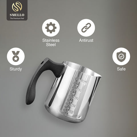 Smello's Stainless Steel Measuring Cup with Spoon 550 ml (CW 117)