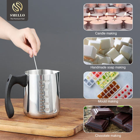 Smello's Stainless Steel Measuring Cup with Spoon 550 ml (CW 117)