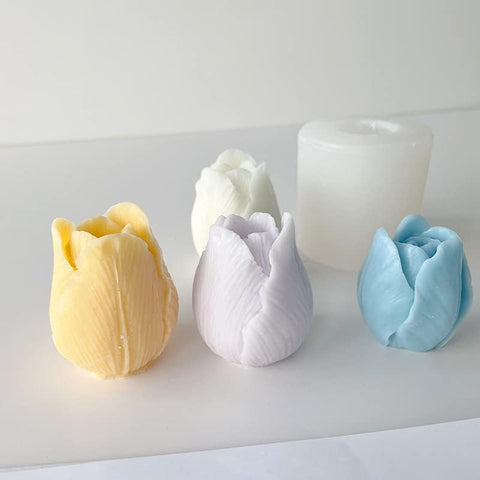 Smello 3D Tulip Silicone mould for Candles, Soap & Resin (SCM 255)