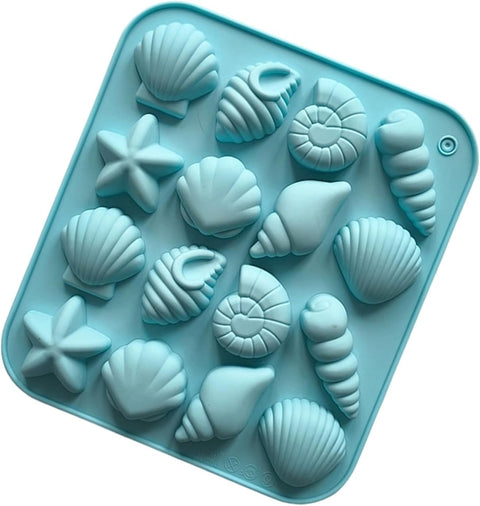 Smello's Seashell and Sea Star Chocolate Silicone Moulds (CHM 154)