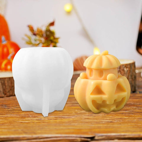 Smello Halloween Pumpkin Silicone mould for Candles, Soap & Resin (SCM 258)