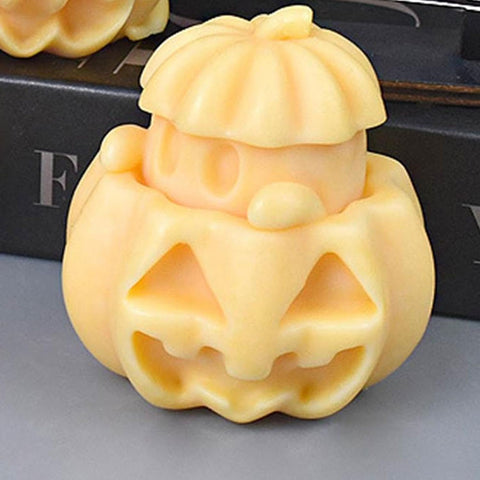 Smello Halloween Pumpkin Silicone mould for Candles, Soap & Resin (SCM 258)