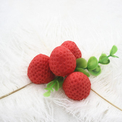 3D Strawberry Shape Silicone Fondant Mould (FB 156)