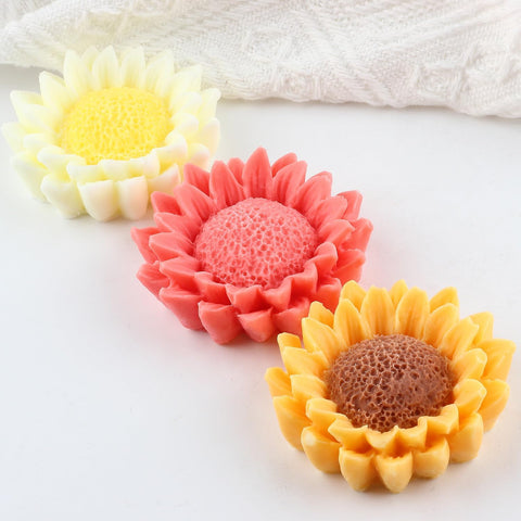Smello`s Sunflower-shaped silicone candle Mould (SCM 229)