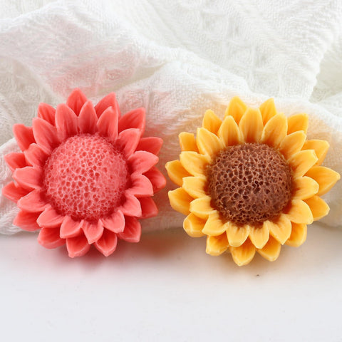 Smello`s Sunflower-shaped silicone candle Mould (SCM 229)
