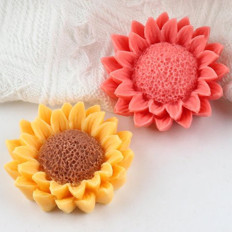 Smello`s Sunflower-shaped silicone candle Mould (SCM 229)