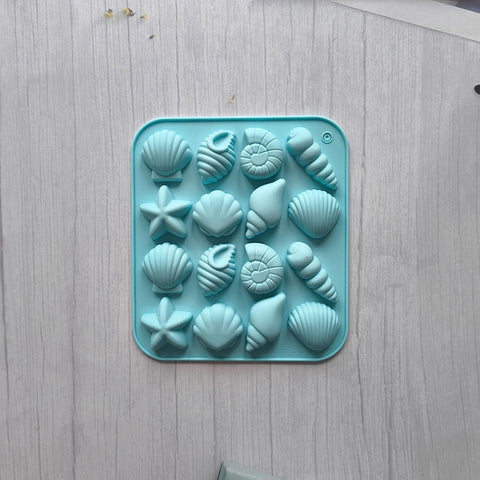 Smello's Seashell and Sea Star Chocolate Silicone Moulds (CHM 154)