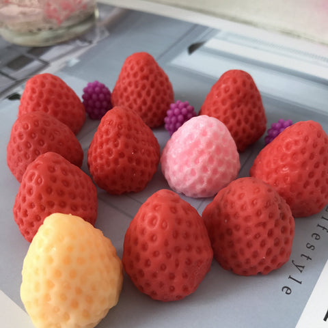 3D Strawberry Shape Silicone Fondant Mould (FB 156)