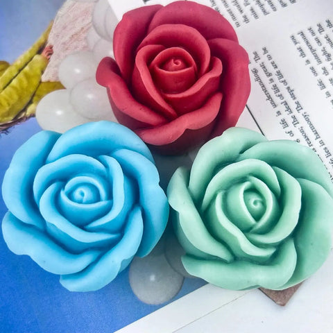 Smello Classic Rose Candle mould – 3D Silicone mould for Rose Candles, Soap & Resin Crafts (SCM 248)