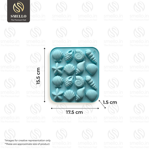Smello's Seashell and Sea Star Chocolate Silicone Moulds (CHM 154)