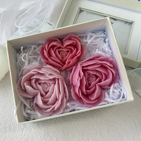 Smello Heart Blossom Candle mould – 3D Silicone mould for Flower Candles, Soap & Resin (SCM 246)