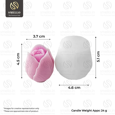 Smello 3D Tulip Silicone mould for Candles, Soap & Resin (SCM 255)