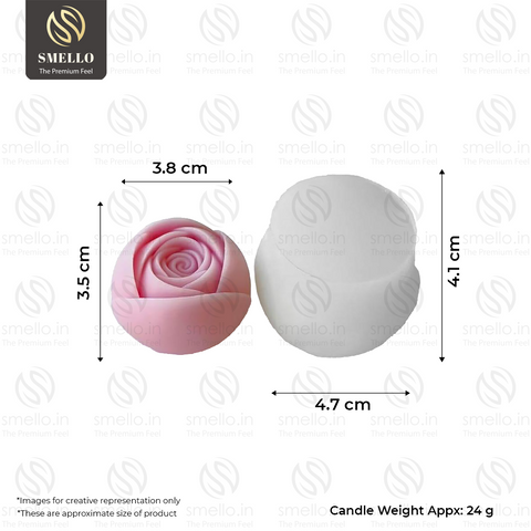 Smello 3D Rose mould for Candles, Soap & Resin (SCM 256)