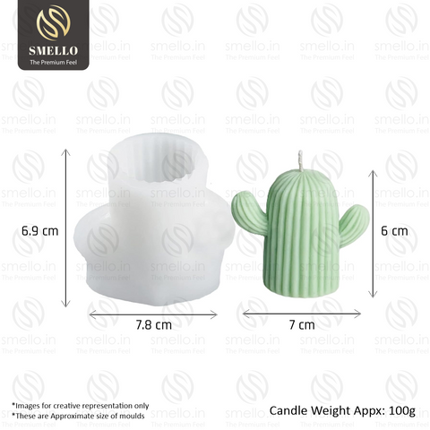 Smello's Small Cactus Candle Silicone Mould (SCM 121)