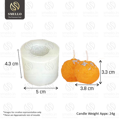 Smello's Besan Laddu Candle Silicone Mould (SCM 183)