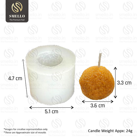 Smello's Ladoo Candle Silicone Mould (SCM 199)