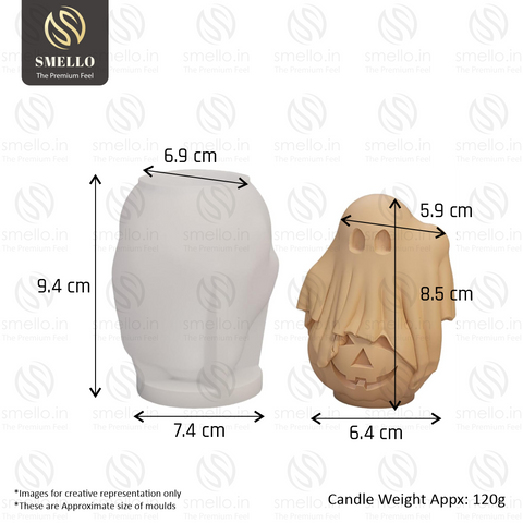 Smello's Halloween Ghost Candle Silicone Mould (SCM 202)