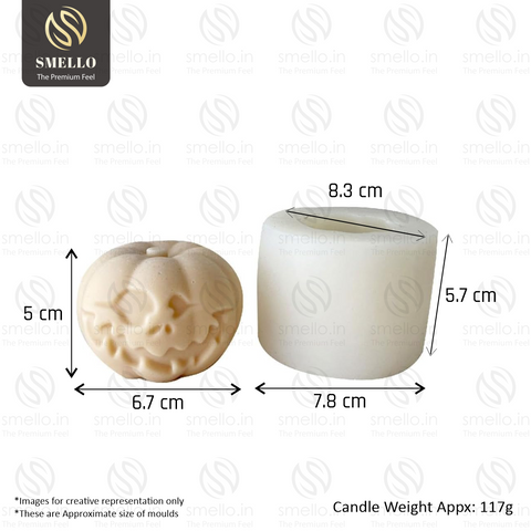Smello's 3D Pumpkin Candle Silicone Mould (SCM 203)