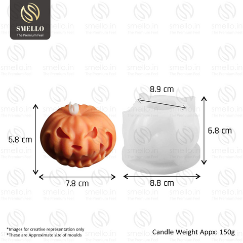 Smello's Halloween Scary Ghost Candle Silicone Mould (SCM 204)