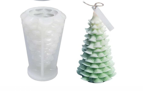 Smello Christmas Tree Silicone mould for Candles, Soap & Resin (SCM 260)
