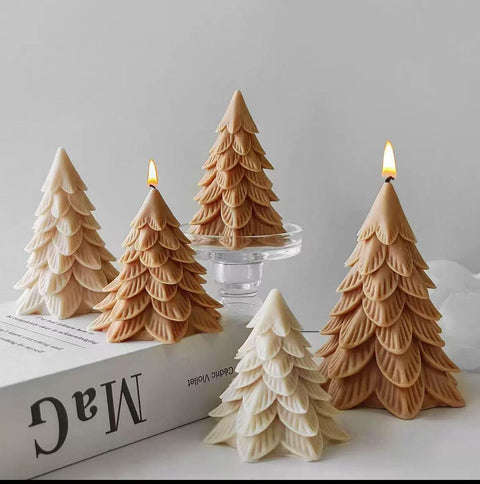 Smello Christmas tree leaf Silicone mould for Candles, Soap & Resin (SCM 261)