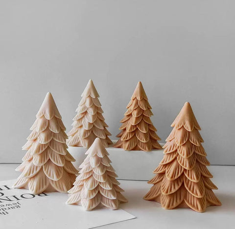 Smello Christmas tree leaf Silicone mould for Candles, Soap & Resin (SCM 261)