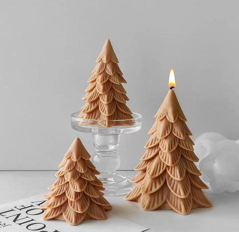 Smello Christmas tree leaf Silicone mould for Candles, Soap & Resin (SCM 261)