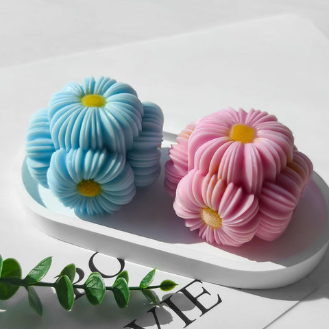Smello 3D Flower Candle mould –Sunflower Silicone mould for DIY Scented Candle & Soap Making (SCM 239)
