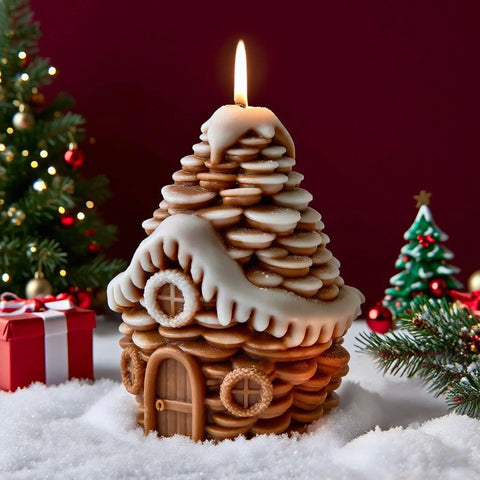 Smello Christmas House Silicone Mould for Candles, Soap & Resin (SCM 266)
