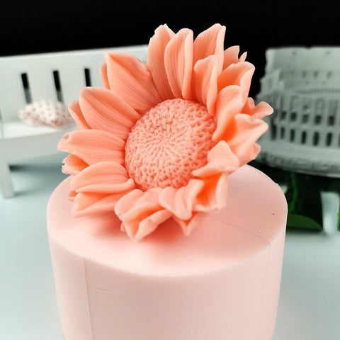 Smello`s Sunflower-shaped silicone candle Mould (SCM 229)