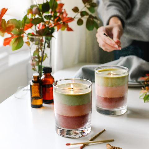 Layered Scented Candle