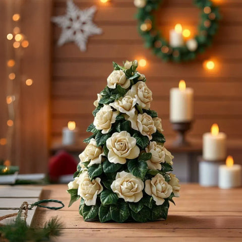 Smello Christmas tree floral Silicone mould for Candles, Soap & Resin (SCM 263)