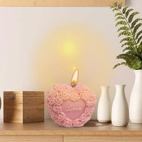 Smello's 3D Love Valentine Candle Silicone Mould (SCM 178)