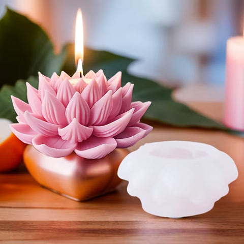 Smello 3D Lotus Flower Silicone mould for Candles, Soap & Resin (SCM 281)