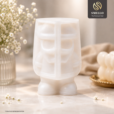 Smello Mini Santa Claus Silicone mould for Candles, Soap & Resin