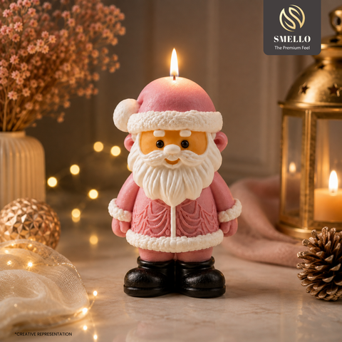 Smello Mini Santa Claus Silicone mould for Candles, Soap & Resin
