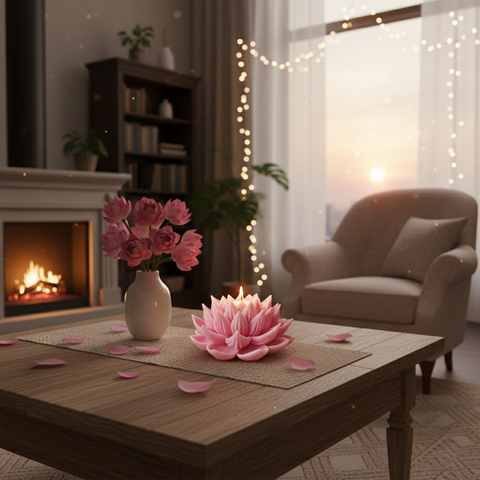 Smello 3D Lotus Flower Silicone mould for Candles, Soap & Resin (SCM 281)