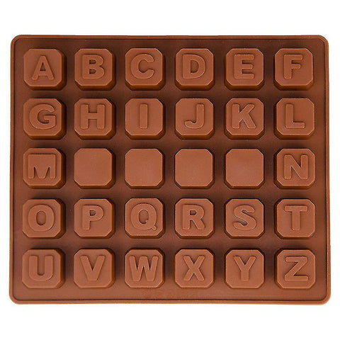 Smello's English Alphabets Chocolate Silicone Moulds (CHM 135)