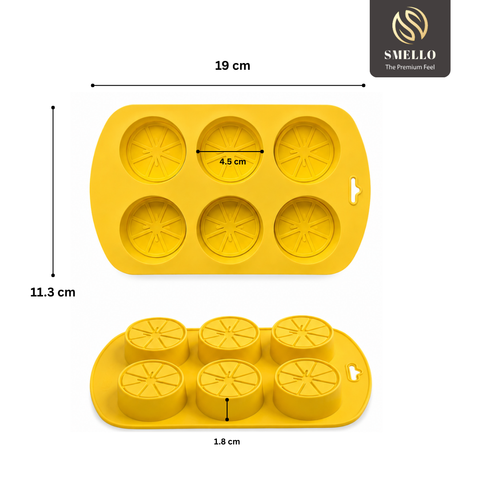 Smello's 6 Cavity Fruit Candy Kids Special Silicone Mould (KS124)