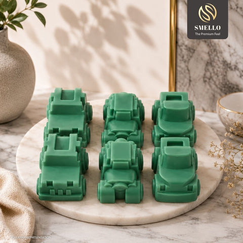 Smello's 6 Cavity Car Shape Kids Special Silicone Mould (KS 119)