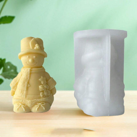 Smello's Christmas Snowman Candle Silicone Mould (SCM 211)