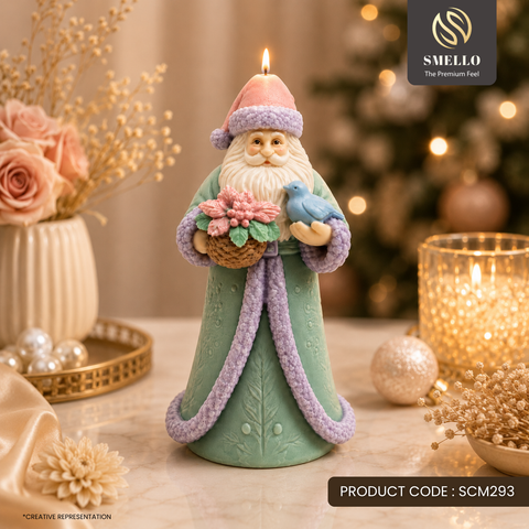 Smello Santa Claus Silicone mould for Candles, Soap & Resin