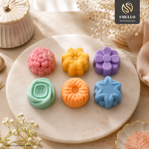 Smello's 6 Cavity Flower Special Silicone Mould (KS125)