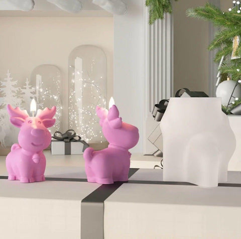 Smello's Reindeer Shaped Candle Silicone Mould (SCM 212)