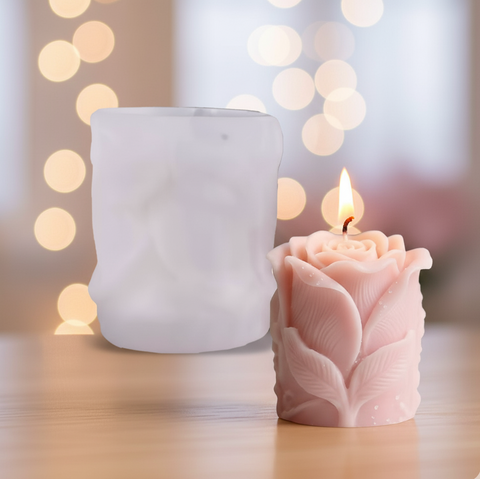 Smello Rose Bud Silicone Mould for Candles, Soap & Resin (SCM 272)