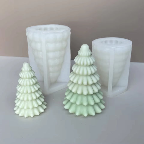 Smello's 3D Christmas Tree Shape Candle Silicone Mould (SCM 207)