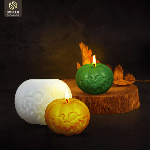 Smello's 3D Pumpkin Candle Silicone Mould (SCM 203)